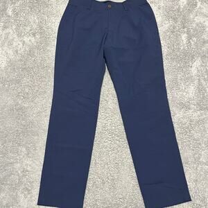 Under Armour Pants Mens 32 x30 Blue Match Play 1342264 Stretch Golf Performance
